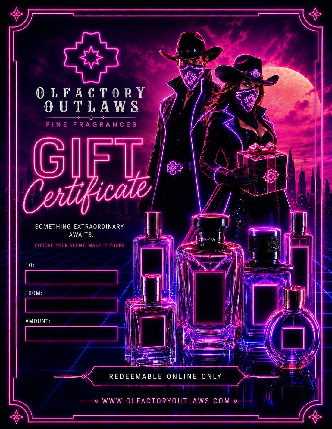Olfactory Outlaws Gift Certificate